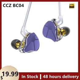 Headphones CCZ BC04 10MM Hybrid DD+BA High Dynamic Music Earphones 2PinZ Wided Earbuds Headest Sport HIFI In ear Monitor Headphones IEM