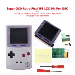 Boxs GBC V5 OSD RETRO PIXEL IPS LCD 2.0 Laminated Screen High Light Backlight Kits With For Gameboy Color Shell Precut