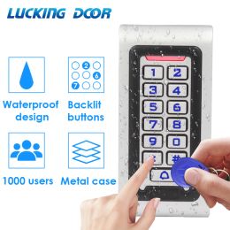 Doorbells Ip67 Waterproof Backlight Rfid Door Access Control Reader Keypad 1000 Users Door Bell 125khz Em Card Electric Lock Door Opener