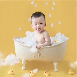 Blankets Born Baby Pograph Props Shower Bathtub Infant Po Studio Posing Basket Accessories