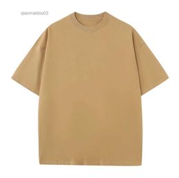 Men's T-Shirts 230g Oversized Heavyweight T Shirt For Men Summer Short Sleeve Tee 100% Cotton Plain Top Casual RINCH Mens Clothing 9.9ozL2404