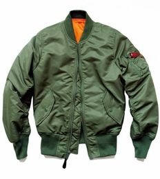 American alphas version spring and autumn green MA1 flight suit jacket windproof and waterproof coat2647304