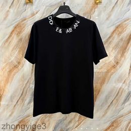 Mens T-shirt female designer of high quality fabric short sleeved quick dry anti-wrinkle quality neutral T-shirt 003