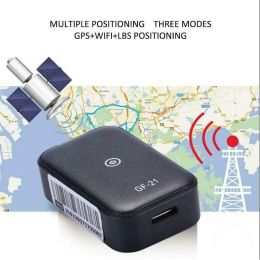 Accessories GF21 Mini GPS Real Time Car Tracker AntiLost Device Voice Control Recording Locator HD Microphone WIFI+LBS+GPS Pos Locator