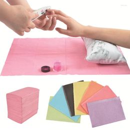 Nail Art Kits 125Pcs Table Mat Disposable Clean Pads Beauty For Nails Care Polish Waterproof Tablecloths Manicure Tool Lint Paper