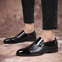 Dress Shoes 39-48 Block Heels Elegant Formal Dresses For Men Gentlemen Sneakers Sports Vzuttya Sabot Sporty Pie Comfort