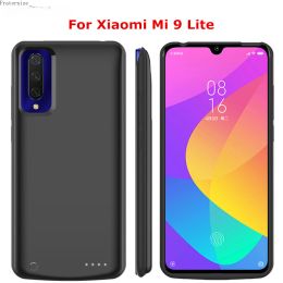 Cases 6800mAh External Battery Case For Xiaomi Mi 9 Lite Power Bank Cover Portable Powerbank For Xiaomi 9 Lite Battery Charger Cases