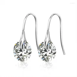 Stud Earrings Delicate Cubic Zirconia For Men Women Trendy 316l Stainless Steel Jewellery Goth Accessories