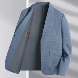 Mens Slim Fashion Everything High-grade Korean Version of The Wedding Gentleman British Style Hosting Casual Blazer 240422