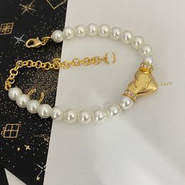 Luxury Gold-Plated Jewellery Bracelet Designer Heart-Shaped Design Romantic Love Gift Bracelet High-Quality Jewellery High-Quality Gift Bracelet Birthday Parties Box