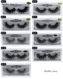 HOT 3D Mink Eyelashes Messy False Lash Extension 12Styles Sexy Eyelash Full Strip Eye Lashes By Chemical Fibre Thick DHL SHIP 227