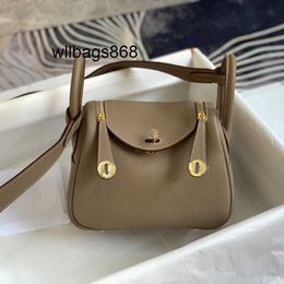 Women Handbag L Linndies 2024 new Crossbody Bag Mini Bag Mini Doctor Bag cow leather pillow bag single shoulder medicine bag