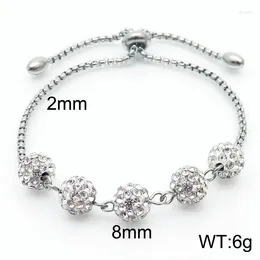 Link Bracelets Fashion Women Men Punk Silver Colour Rose Gold Steel Roman Watch Round Jewellery Gift