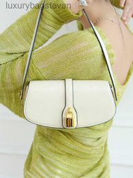 Women Retro Original Cellin Designer Bags New Lock Bag Underarm Bag Womens Bag Genuine Leather Shoulder Crossbody Saddle Small with High Quality Original Logo