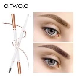 Enhancers O.TWO.O Eyebrow Pencil Waterproof Natural Long Lasting Ultra Fine 1.5mm Eye Brow Tint Cosmetics Brown Colour Brows Make Up