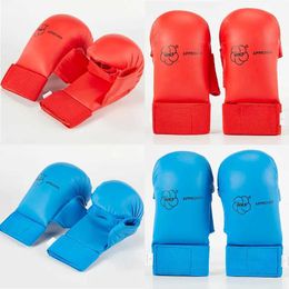 Protective Gear High quality adult and child karate gloves Taekwondo protective pads boxing gloves Muay Thai Sanda MMA training equipment 240424