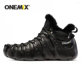 Casual Shoes ONEMIX Winter Boots For Men Walking Women Outdoor Trekking Shoe No Glue Sneakers Autumn Warm Keeping