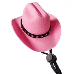 Dog Apparel Kitten Hat Cowboy HeadWear Costume Western Theme Gift For Cosplay