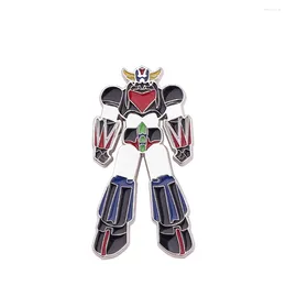 Brooches UFO Robot Grendizer Anime Zinc Alloy Metal Enamel Pins For Women Men Lapel Pin Backpack Bags Badge Jewellery