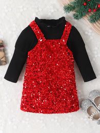 Girl Dresses Toddler Boy Christmas Outfit Plaid Button-Down Shirt And Corduroy Suspender Pants For Fall 2 Piece Clothes