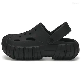 Sandals Men Women Hole Garden Shoes Designer Style Beach Thick Pantshoes Slippers Unisex Anti Skid Summer