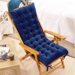 Pillow Inyahome Rocking Chair With Ties Overstuffed Seat Back Pad Tufted Sun Lounger For Outdoor Indoor Home