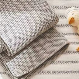sets Knitted Baby Blanket for Newborn Baby Items Baby Swaddle Wrap Crib Stroller Blanket Sofa Throw Blankets Mother Kids Bedding