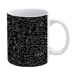 Mugs Physics Equations / Black White Mug Custom Printed Funny Tea Cup Gift Personalised Coffee Science Math Geometric G