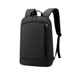 Backpack Simple Business Briefcase Bag Men's Fashion Travel Computer Waterproof Leather Membrane Student Schoolbag