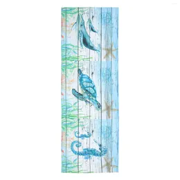 Curtain Ocean Style Valance Half Window Short For Home Decor