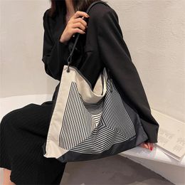 Drawstring Totes Women's Shopper Bags Luxury Designer Handbag Female Korean Fashion Zipper Large Capacity Shopping Shoulder For Women