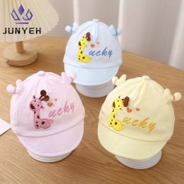 Accessories Cartoon Baby Hat Soft Spring Autumn Peaked Cap Lucky Giraffe Small Month Newborn Baby Baseball Cap For Kids 06 Month