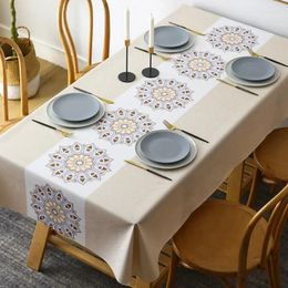 Table Cloth PVC Waterproof Tablecloth Party Holiday Restaurant Dinner Gray22