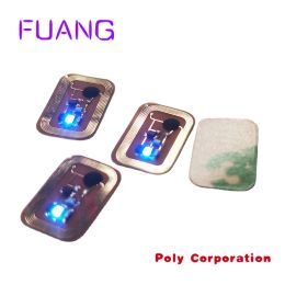 Kits Custom DIY NFC Nail Tag Sticker with LED Light in 7 Color Flashing NFC Nail Tag