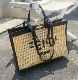 Designer Large Capacity Beach Bags Brand Tote Ladies Shoulder Handbags Shopping Bag Fashion Duffel Bags Handbag Wallet F0425
