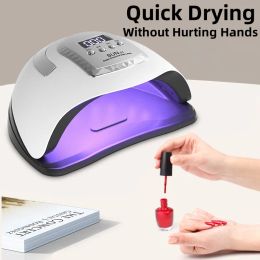 Kits 66LEDs Powerful Nail Dryer UV LED Nail Lamp For Curing Gel Nail Polish With Motion Sensing Manicure Pedicure Salon Tool