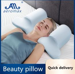 Massager Beauty Pillow Anti Aging Pillow AntiWrinkle Neck Sleeping Massage Memory Foam visco sponge Comfortable Skin Care Sleep Well