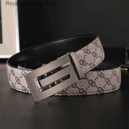 Belts 2024 Luxury Retro Designer Brand Mens Belt High Quality Womens Genuine Leather Belt Jeans Belt Dress Belt Q240425