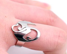 Tech N9ne STRANGE MUSIC ring stainless setll silver charm TWIZTID Highly polished3670053