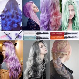 Color TEAYASON professional hair color kits long lasting Hair Dye one time hair wax blue purple pink grey hair color mascara AM024