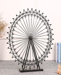 Living Nordic Room Ferris Wheel Iron Tv Cabinet Home Decoration Creative Wedding Gift3474947