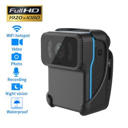 Camcorders 1080P HD Portable body Action Camera CS02 WiFi DV Waterproof Camcorder Loop Recording IR Night Vision Cam MP4 Video