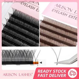 False Eyelashes Arison YY eyelashes black brown soft survival eyelashes Y-shaped volume eyelashes extension double pointed eyelashes Cilios YY wholesale Q240425