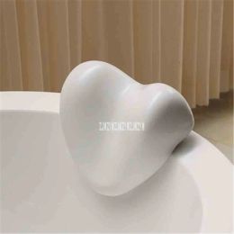 Pillow MYD18169 Universal Heartshaped Bathtub Pillow Household Bathroom Soft Texture Comfortable Bath Pillow White/Pink Hot Selling