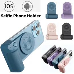 Sticks Magnetic Camera Handle Selfie Holder Power Bank 3in1 Phone Hand Grip Selfie Tools 3300mA Bluetoothcompatible for Android/iOS