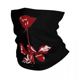 Fashion Face Masks Neck Gaiter Violator Red Depeches Mode Music Bandana Neck Cover Printed Balaclavas Wrap Scarf Headband Outdoor Sports Men Women Y240425I12