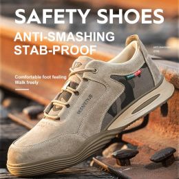 Boots 2023 New Zapatos De Seguridad Safety Shoes Men's Outdoor Antismashing Antipiercing Working Shoes Fashion Sneakers