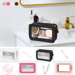 Storage Bags Portable Travel Wash Bag Female Transparent Waterproof Makeup Pouch Large Capacity Cosmetic Organizer Beauty Women Case