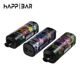 Original HAPP Vape Pod 12K 15K 20K Puffs Vapes LED Screen Rechargeable Disposable E-Cigarette