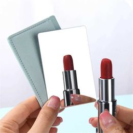 Mirrors Stainless Steel Card Cosmetics Mirror Portable Mini Unbreakable Makeup Mirror Shatter Proof Pocket Go Out Pocket MirrorWholesale